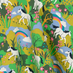 فروجي-فستان سكاتر قطن عضوي جيرسي لون أخضر | Childrensalon Outlet