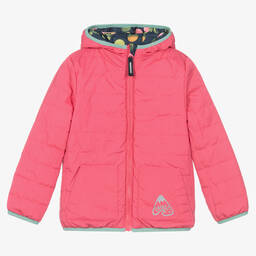 Frugi-Girls Pink & Blue Reversible Jacket | Childrensalon Outlet