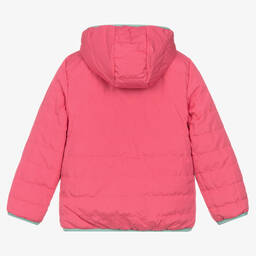 Frugi-Girls Pink & Blue Reversible Jacket | Childrensalon Outlet