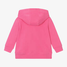 Frugi-Girls Pink Cotton Shell Zip-Up Top | Childrensalon Outlet