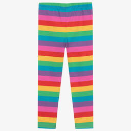 Frugi-ليغنغز قطن عضوي جيرسي مقلم بألوان قوس قزح | Childrensalon Outlet