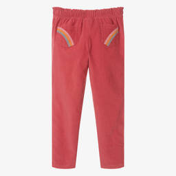 Frugi-Girls Red Corduroy Trousers | Childrensalon Outlet