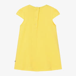 Frugi-Girls Yellow Organic Cotton Dress | Childrensalon Outlet