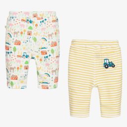 Frugi-Ivory Farm Reversible Trousers | Childrensalon Outlet