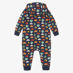 Frugi-Синий комбинезон из органического хлопка с радугами | Childrensalon Outlet