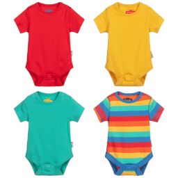 Frugi-Organic Bodyvests (4 Pack) | Childrensalon Outlet