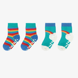 فروجي-جوارب قطن عضوي للأطفال (عدد 2) | Childrensalon Outlet