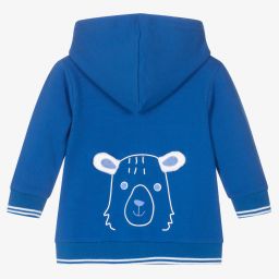 FS Baby-Baby Boys Blue Zip-Up Top | Childrensalon Outlet