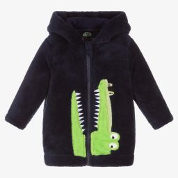 FS Baby-Baby Boys Blue Zip-Up Top | Childrensalon Outlet