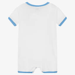 FS Baby-Baby Boys White Cotton Shortie | Childrensalon Outlet