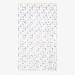 إف إس بيبي-Baby Boys White Printed Towel (128cm) | Childrensalon Outlet