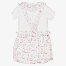 FS Baby-Baby Girls Dungaree Set | Childrensalon Outlet