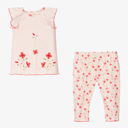 FS Baby-Baby Girls Pink Leggings Set | Childrensalon Outlet