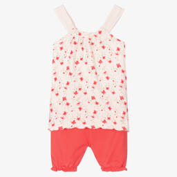 FS Baby-Baby Girls Pink Shorts Set | Childrensalon Outlet
