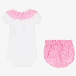 FS Baby-Baby Girls Pink Shorts Set | Childrensalon Outlet