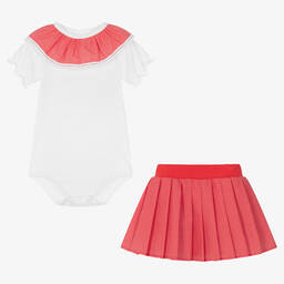 FS Baby-Baby Girls Red Skirt Set | Childrensalon Outlet