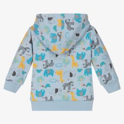 FS Baby-Blue Cotton Zip-Up Top | Childrensalon Outlet