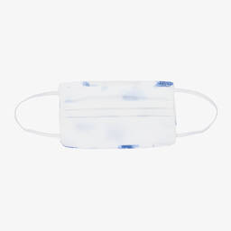 FS Baby-Blue Floral Face Mask | Childrensalon Outlet