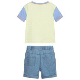 baby blue cotton shorts