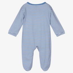 FS Baby-Blue Organic Cotton Babygrow | Childrensalon Outlet