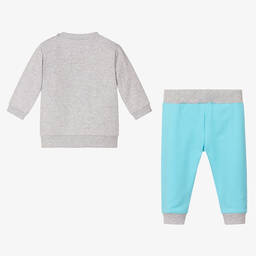 FS Baby-Boys Blue & Grey Tracksuit  | Childrensalon Outlet