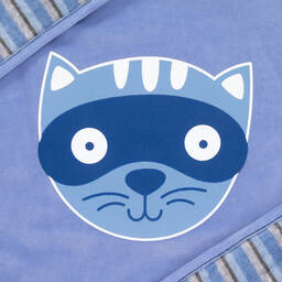 FS Baby-Boys Blue Padded Cotton Blanket (80cm) | Childrensalon Outlet