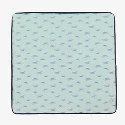 FS Baby-Boys Grey Padded Cotton Blanket (80cm) | Childrensalon Outlet