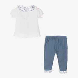 FS Baby-Girls Cotton Top & Trouser Set | Childrensalon Outlet