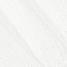 FS Baby-Girls Ivory Silver Striped Dress | Childrensalon Outlet