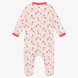 FS Baby-Girls Pink Cotton Babygrow | Childrensalon Outlet