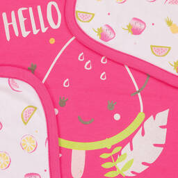 FS Baby-Girls Pink Cotton Jersey Blanket (80cm) | Childrensalon Outlet