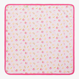FS Baby-Girls Pink Cotton Jersey Blanket (80cm) | Childrensalon Outlet