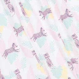 FS Baby-Girls White & Pink Cotton Dress | Childrensalon Outlet