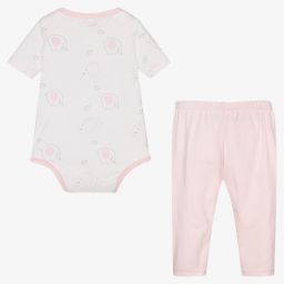 إف إس بيبي-Pink Cotton Baby Leggings Set | Childrensalon Outlet