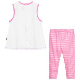 FS Baby-Pink & White Baby Dress Set | Childrensalon Outlet