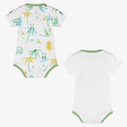 FS Baby-White Cotton Bodyvest (2 Pack) | Childrensalon Outlet