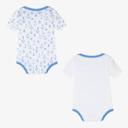 FS Baby-White Cotton Bodyvest (2 Pack) | Childrensalon Outlet