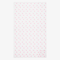 إف إس بيبي-White & Pink Baby Towel (135cm) | Childrensalon Outlet