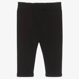 Fun & Fun-Black Milano Jersey Trousers | Childrensalon Outlet