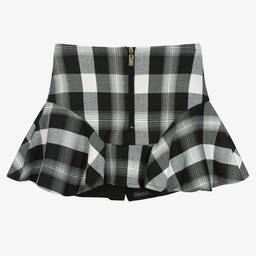 Fun & Fun-Black & White Check Skort | Childrensalon Outlet