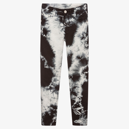 Fun & Fun-Black & White Tie-Dye Jeans | Childrensalon Outlet