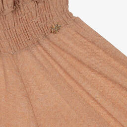 Fun & Fun-Girls Beige Sparkly Wide Leg Jumpsuit | Childrensalon Outlet