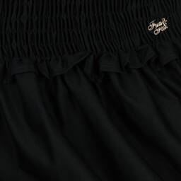 Fun & Fun-Черное платье с кружевными рюшами | Childrensalon Outlet