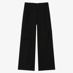 Fun & Fun-Широкие черные брюки для девочек | Childrensalon Outlet