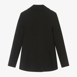 Fun & Fun-Girls Black Tailored Twill Blazer | Childrensalon Outlet
