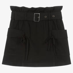 Fun & Fun-Girls Black Twill Skirt | Childrensalon Outlet