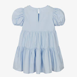 Fun & Fun-Girls Blue Diamanté Tiered Dress | Childrensalon Outlet