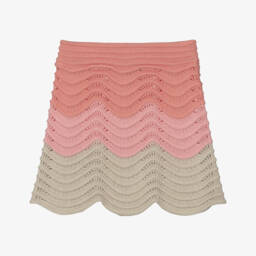 Fun & Fun-Girls Blush & Sand Knit Skirt | Childrensalon Outlet