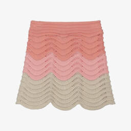 Fun & Fun-Girls Blush & Sand Knit Skirt | Childrensalon Outlet