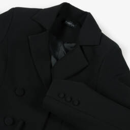 Fun & Fun-Girls Elegant Black Short Jacket | Childrensalon Outlet